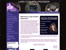 Tablet Screenshot of ladyocalat.com